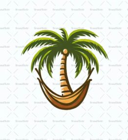 Hängematte an einer Palme